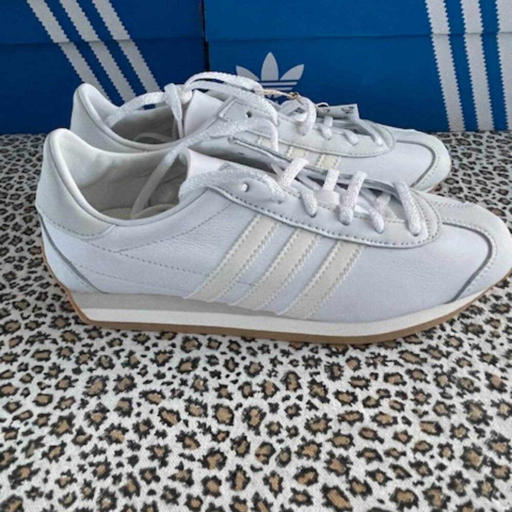adidas Originals Country OG White/Off White Women's Shoe - Authentic - Size 6.5 - Picture 3 of 6